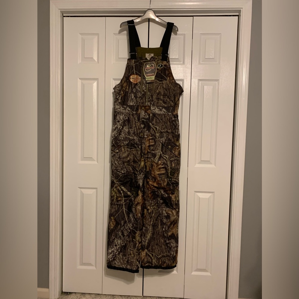 MOSSY OAK DRYSTALKER 2 MENS LARGE HUNTING BIBS